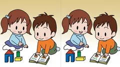 パズル：43秒以内に絵の中の3つの違いを見つけてください